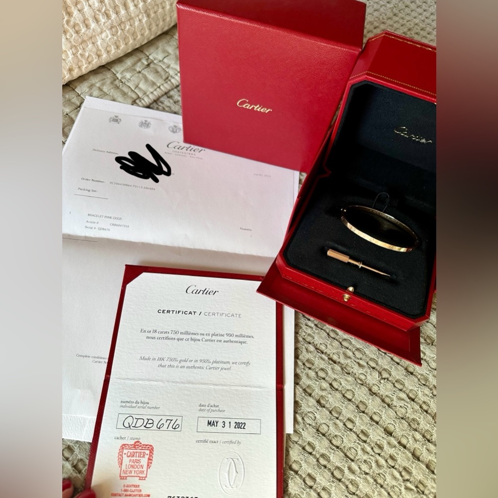 Cartier Love Bracelet Pink Gold